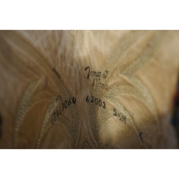 Tony Lama Black Label Womens Western Boots Style 62002 Python Size 5.5 Med - Picture 15 of 16